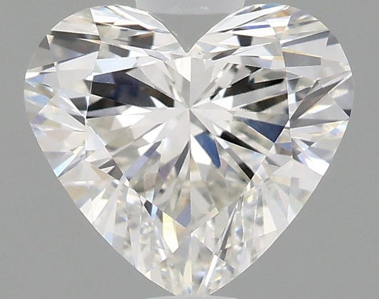 Lab-Grown Heart Diamond - 0.96 Carats, F Color, VVS2 Clarity - Certified by IGI - Report Number: LG674532237