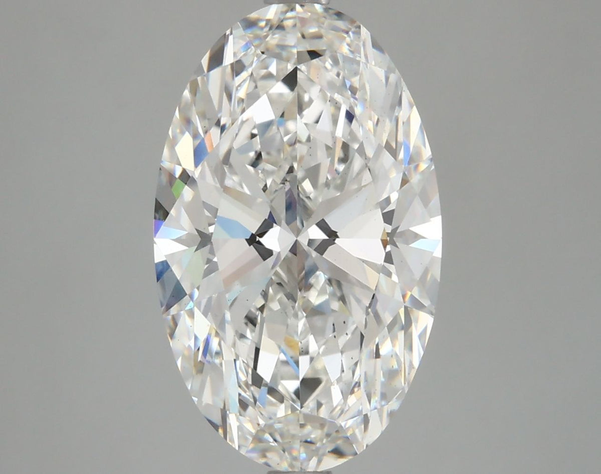 Lab-Grown Oval Diamond - 4.85 Carats, F Color, VS2 Clarity - Certified by IGI - Report Number: LG604314220