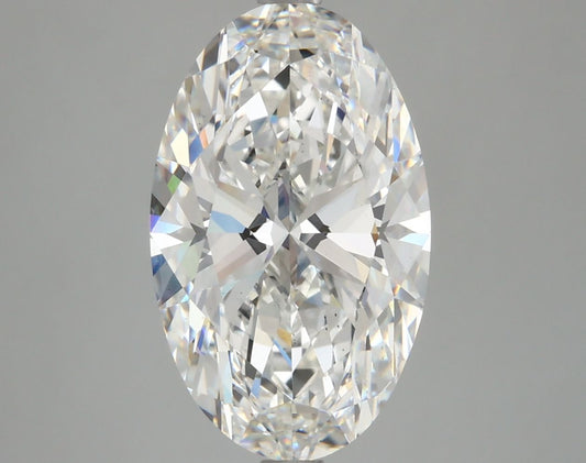Lab-Grown Oval Diamond - 4.85 Carats, F Color, VS2 Clarity - Certified by IGI - Report Number: LG604314220