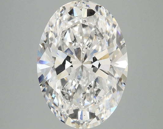 Lab-Grown Oval Diamond - 5.03 Carats, F Color, VS2 Clarity - Certified by IGI - Report Number: LG689577079