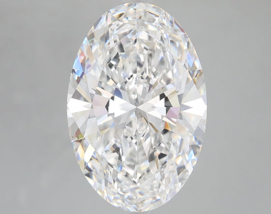 Lab-Grown Oval Diamond - 6.06 Carats, E Color, VS1 Clarity - Certified by IGI - Report Number: LG702569868