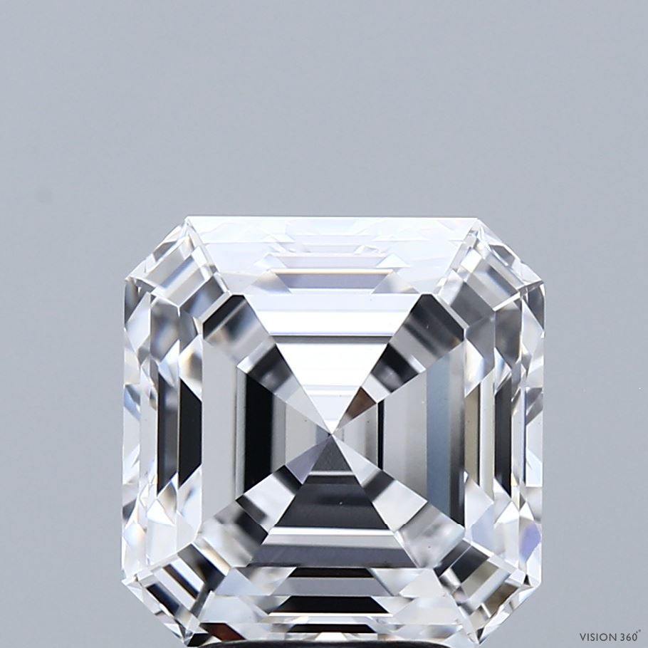 Lab-Grown Asscher Diamond - 5.08 Carats, D Color, VS1 Clarity - Certified by IGI - Report Number: LG710555236