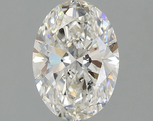Lab-Grown Oval Diamond - 1.47 Carats, F Color, VVS2 Clarity - Certified by IGI - Report Number: LG680540548