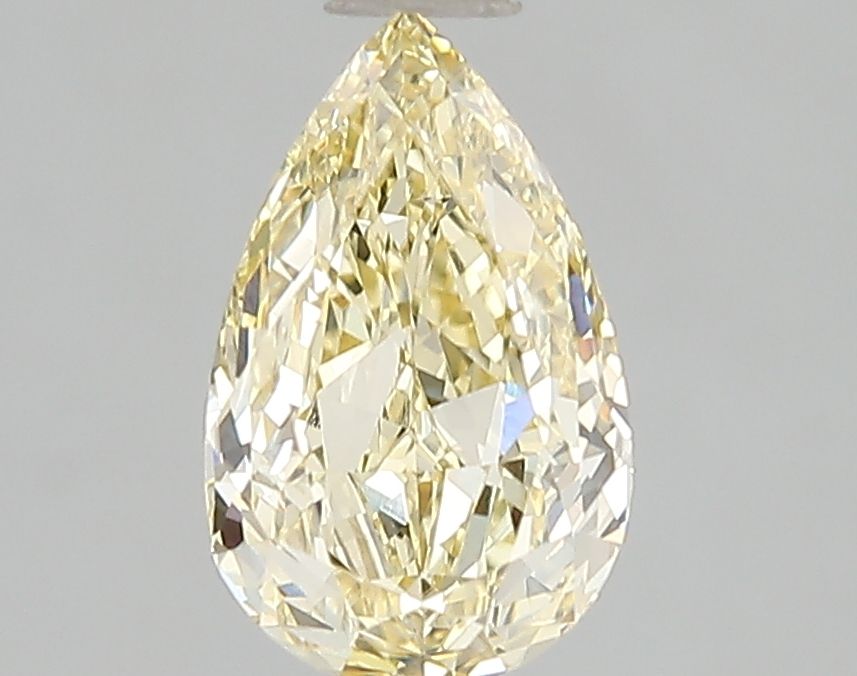 Lab-Grown Oval Diamond - 2.05 Carats, Fancy Vivid Yellow Color, VVS2 Clarity - Certified by IGI - Report Number: LG671493152
