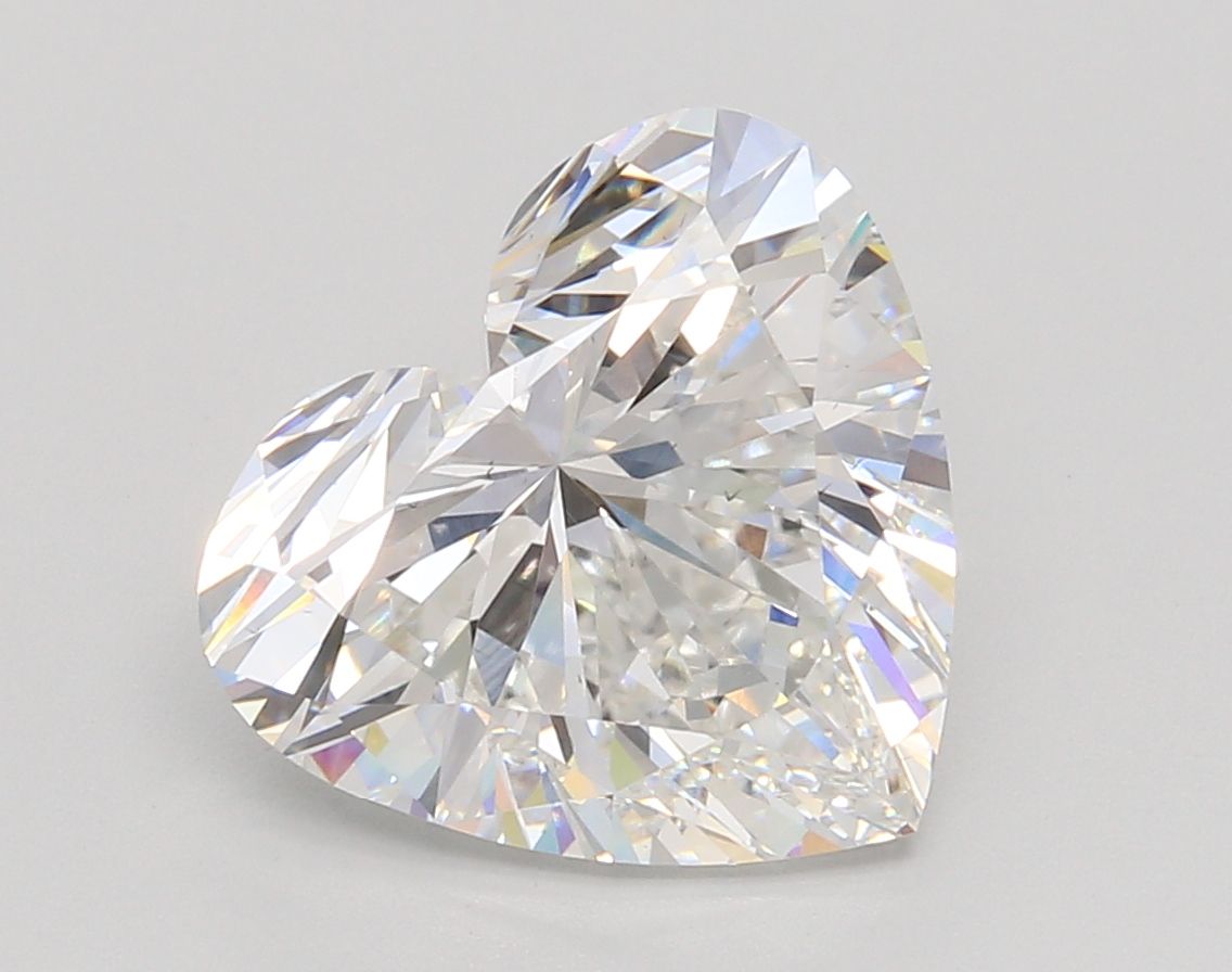 Lab-Grown Heart Diamond - 4.55 Carats, E Color, VS1 Clarity - Certified by IGI - Report Number: LG674519664