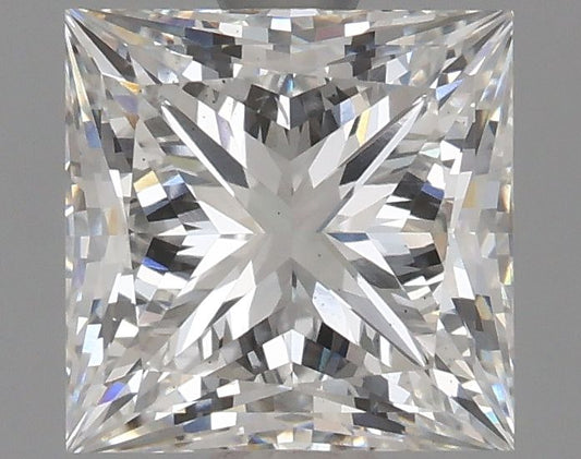 Lab-Grown Princess Diamond - 1.95 Carats, F Color, VS2 Clarity - Certified by IGI - Report Number: LG624443432