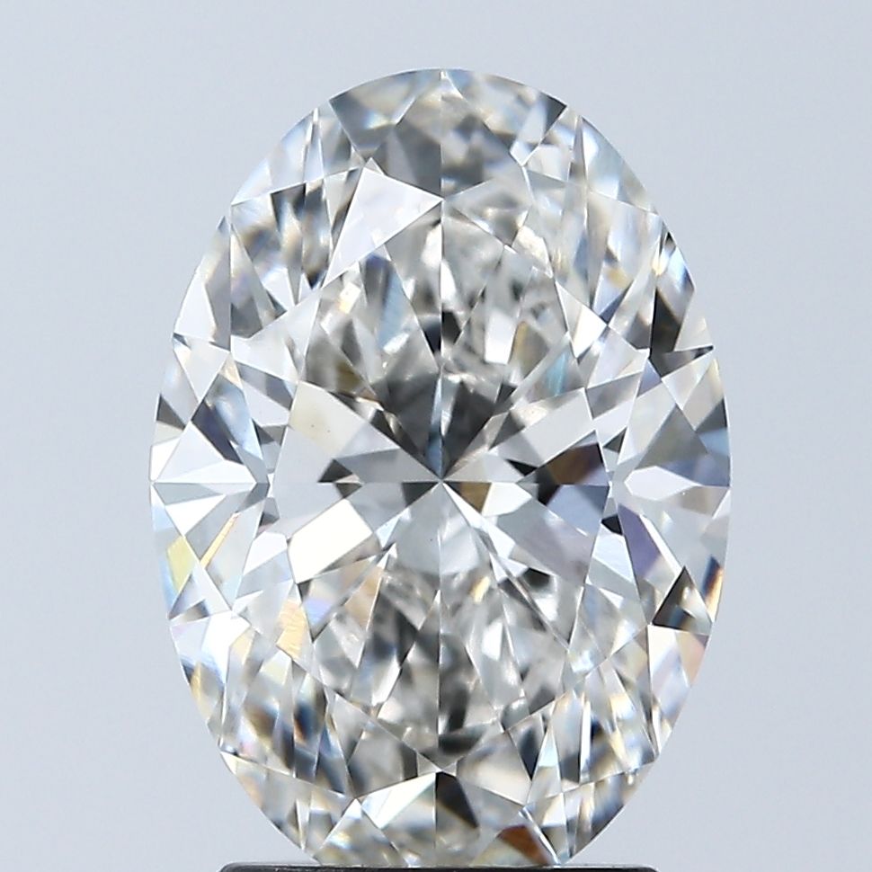 Lab-Grown Oval Diamond - 2.57 Carats, F Color, VVS2 Clarity - Certified by IGI - Report Number: LG683538250