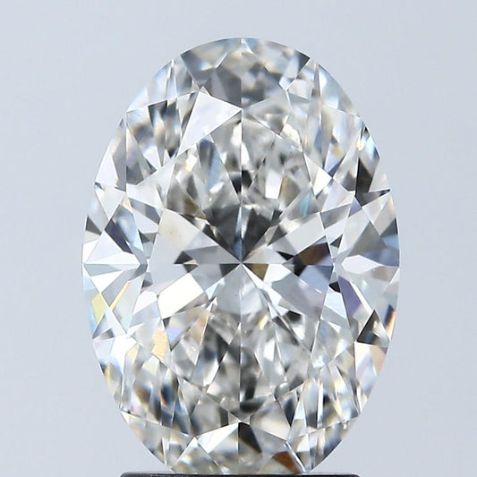 Lab-Grown Oval Diamond - 2.57 Carats, F Color, VVS2 Clarity - Certified by IGI - Report Number: LG683538250