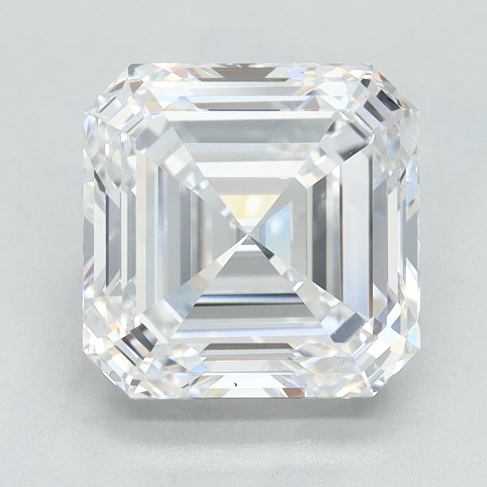 Lab-Grown Asscher Diamond - 2.75 Carats, D Color, VVS1 Clarity - Certified by GIA - Report Number: 6502515151