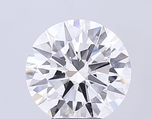 Lab-Grown Round Diamond - 5.03 Carats, F Color, VVS2 Clarity - Certified by IGI - Report Number: LG712570407