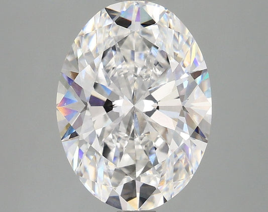 Lab-Grown Oval Diamond - 3.96 Carats, E Color, VVS2 Clarity - Certified by IGI - Report Number: LG689548388