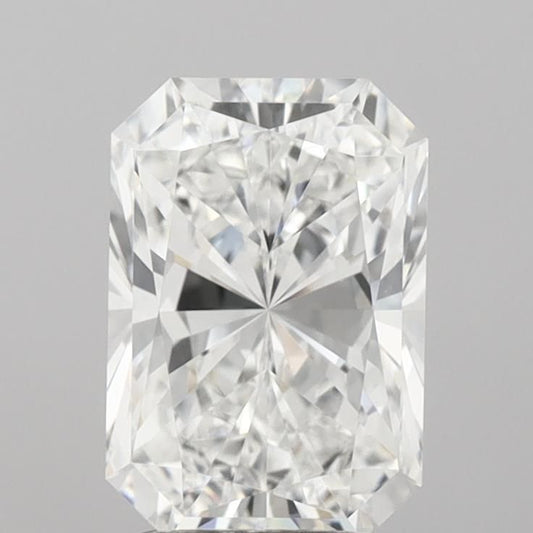 Lab-Grown Radiant Diamond - 2.59 Carats, E Color, VVS2 Clarity - Certified by IGI - Report Number: LG715538493