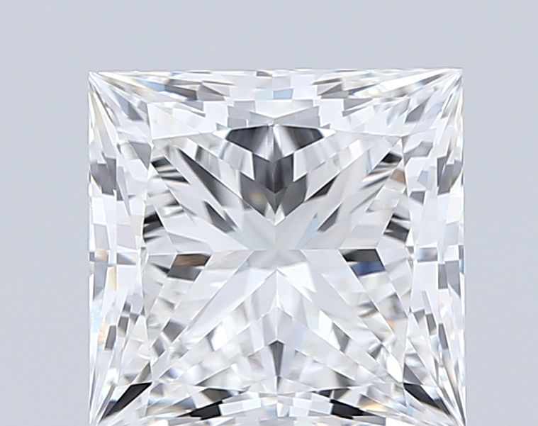 Lab-Grown Princess Diamond - 2.51 Carats, E Color, VVS2 Clarity - Certified by IGI - Report Number: LG671493961