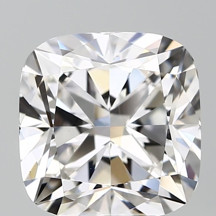 Lab-Grown Cushion Diamond - 6.72 Carats, F Color, VS1 Clarity - Certified by IGI - Report Number: LG593375996