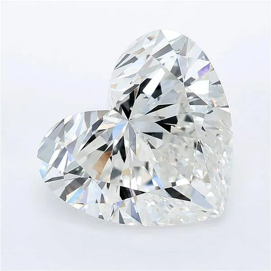 7.01ct Heart Lab Grown Diamond (Colour F, Clarity VS1, IGI Certified)