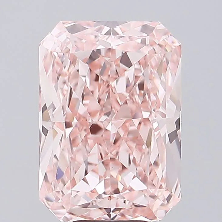 7.04ct Radiant Lab Grown Diamond (Colour Fancy Intense Pink, Clarity VVS2, IGI Certified)