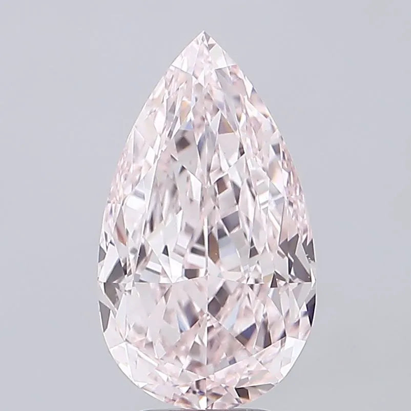 7.07ct Pear Lab Grown Diamond (Colour Fancy Pink, Clarity VVS2, IGI Certified)