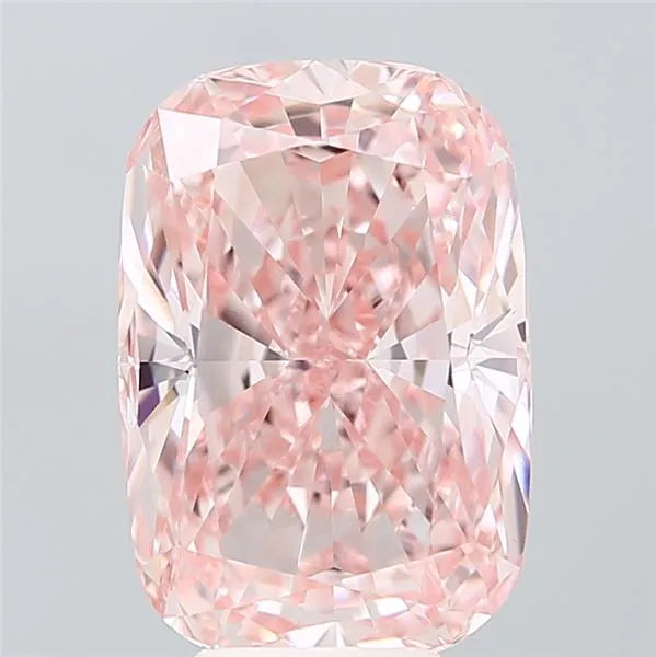 7.08ct Cushion modified Lab Grown Diamond (Colour Fancy Vivid Pink, Clarity VS1, IGI Certified)