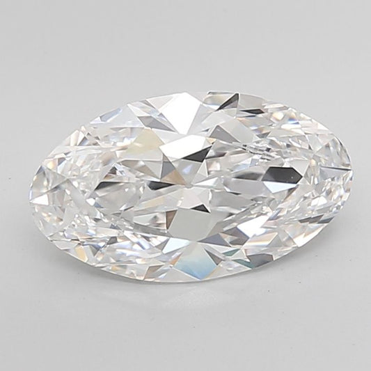 Lab-Grown Oval Diamond - 3.54 Carats, E Color, VVS2 Clarity - Certified by IGI - Report Number: LG691538855