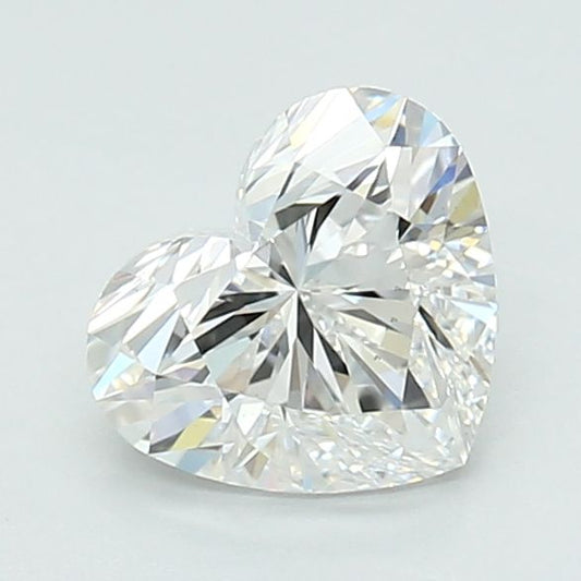 Lab-Grown Heart Diamond - 0.98 Carats, D Color, VS1 Clarity - Certified by IGI - Report Number: LG677523187