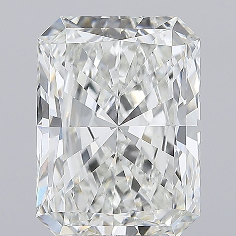 Lab-Grown Radiant Diamond - 6.08 Carats, F Color, VS1 Clarity - Certified by IGI - Report Number: LG710550872