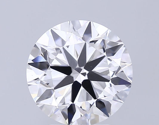 Lab-Grown Round Diamond - 4.01 Carats, E Color, VS1 Clarity - Certified by IGI - Report Number: LG694550950