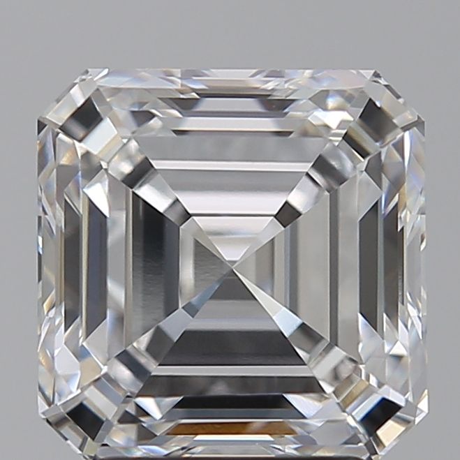 Lab-Grown Asscher Diamond - 3.06 Carats, D Color, VVS2 Clarity - Certified by IGI - Report Number: LG696557695