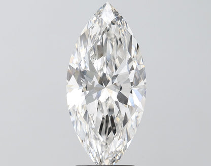 Lab-Grown Marquise Diamond - 3.54 Carats, F Color, VS2 Clarity - Certified by IGI - Report Number: LG680590254