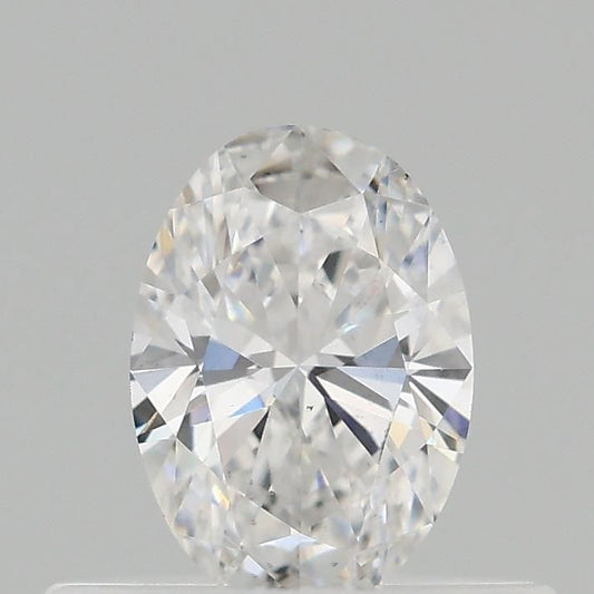 Lab-Grown Oval Diamond - 0.33 Carats, E Color, VS2 Clarity - Certified by IGI - Report Number: LG675561038