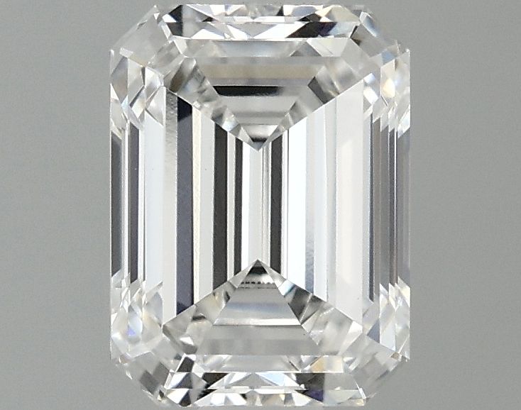 Lab-Grown Emerald Diamond - 0.97 Carats, F Color, VVS2 Clarity - Certified by IGI - Report Number: LG641478691