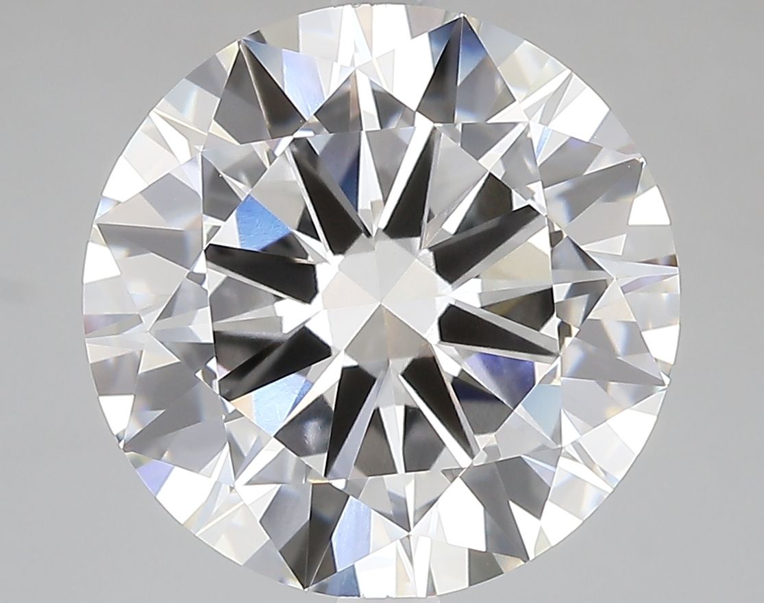 Lab-Grown Round Diamond - 7.02 Carats, E Color, VVS2 Clarity - Certified by IGI - Report Number: LG694506845