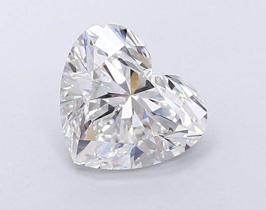 Lab-Grown Heart Diamond - 3.52 Carats, F Color, VVS2 Clarity - Certified by IGI - Report Number: LG677568379