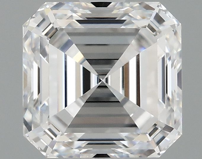 Lab-Grown Asscher Diamond - 1.97 Carats, D Color, VVS2 Clarity - Certified by IGI - Report Number: LG715555811