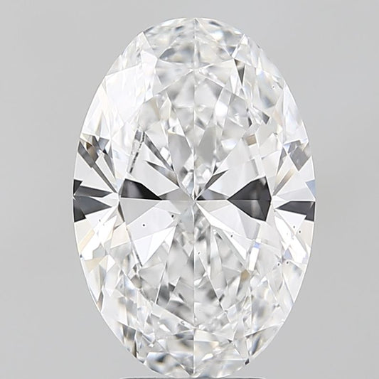 Lab-Grown Oval Diamond - 4.02 Carats, E Color, VS2 Clarity - Certified by IGI - Report Number: LG678564702