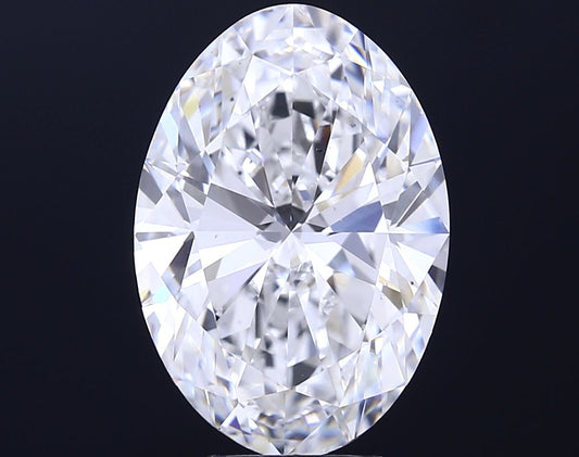 Lab-Grown Oval Diamond - 7.0 Carats, E Color, VS2 Clarity - Certified by IGI - Report Number: LG653414206
