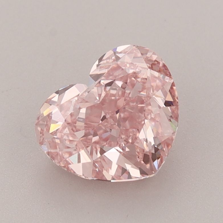 Lab-Grown Heart Diamond - 1.51 Carats, Fancy Intense Pink Color, VS1 Clarity - Certified by IGI - Report Number: LG632470414