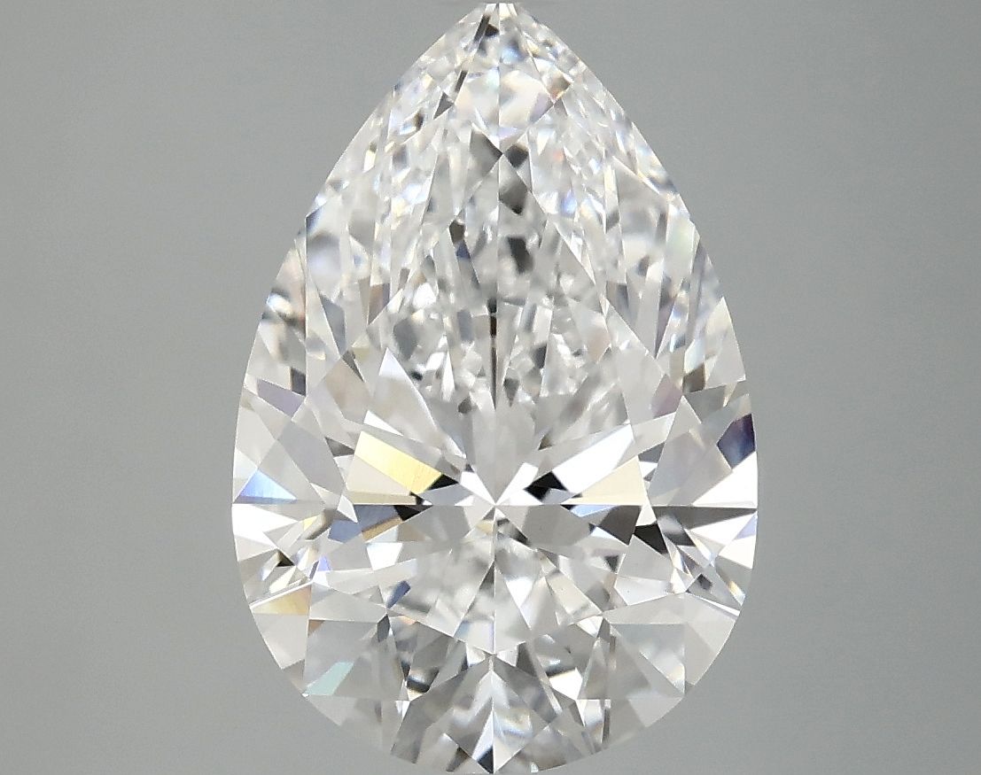 Lab-Grown Pear Diamond - 4.02 Carats, E Color, VVS2 Clarity - Certified by IGI - Report Number: LG685566432