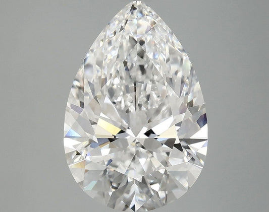 Lab-Grown Pear Diamond - 4.02 Carats, E Color, VVS2 Clarity - Certified by IGI - Report Number: LG685566432