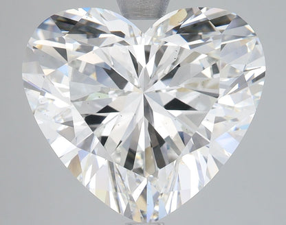 Lab-Grown Heart Diamond - 6.09 Carats, F Color, VS2 Clarity - Certified by IGI - Report Number: LG685553645