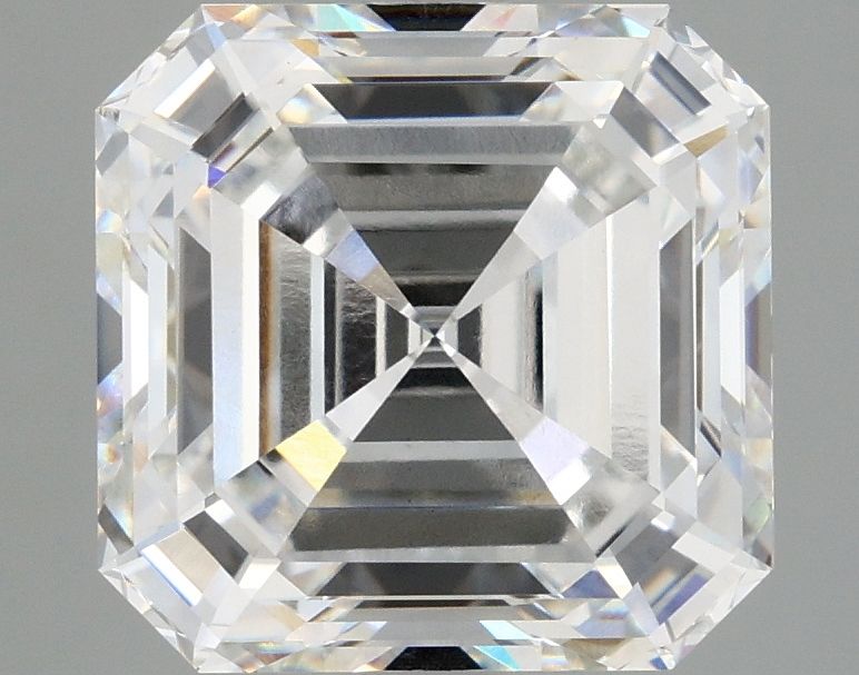 Lab-Grown Asscher Diamond - 4.1 Carats, E Color, VVS2 Clarity - Certified by IGI - Report Number: LG675572190