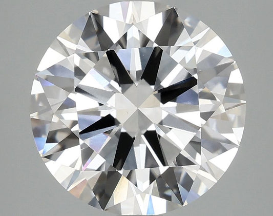 Lab-Grown Round Diamond - 3.97 Carats, E Color, VVS2 Clarity - Certified by IGI - Report Number: LG694563052