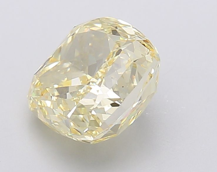 Lab-Grown Cushion Diamond - 2.57 Carats, Fancy Intense Yellow Color, VS1 Clarity - Certified by IGI - Report Number: LG602390130