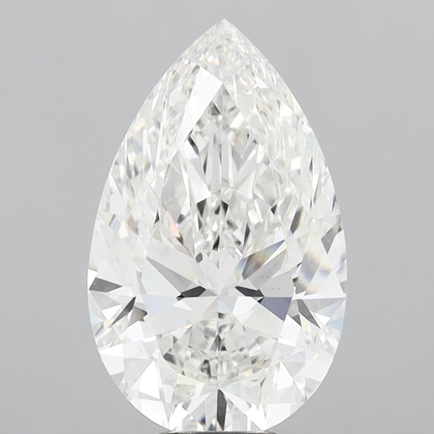 Lab-Grown Pear Diamond - 8.02 Carats, F Color, VS1 Clarity - Certified by IGI - Report Number: LG704577275