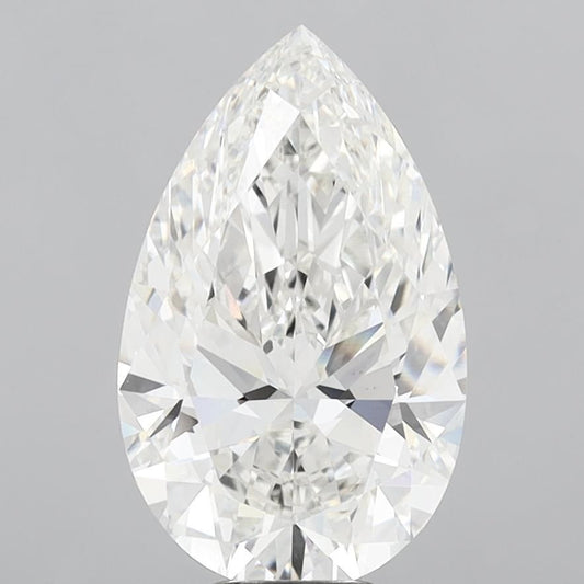Lab-Grown Pear Diamond - 8.02 Carats, F Color, VS1 Clarity - Certified by IGI - Report Number: LG704577275