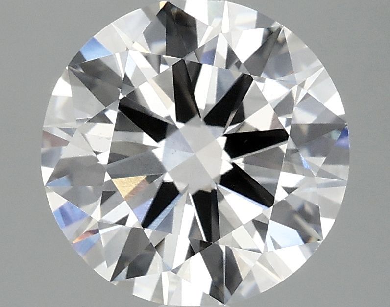 Lab-Grown Round Diamond - 2.95 Carats, F Color, VS2 Clarity - Certified by IGI - Report Number: LG702550372