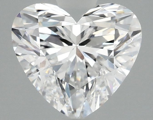 Lab-Grown Heart Diamond - 1.95 Carats, D Color, VS1 Clarity - Certified by IGI - Report Number: LG712586911
