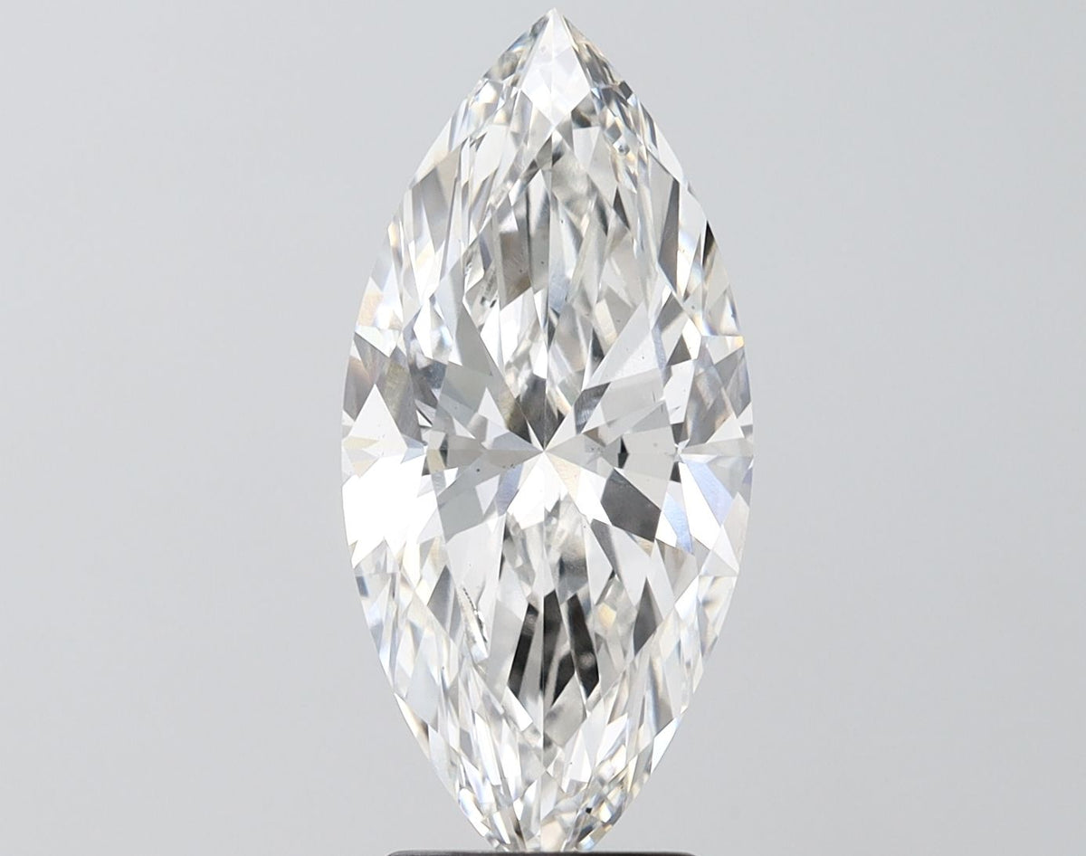 Lab-Grown Marquise Diamond - 3.54 Carats, F Color, VS2 Clarity - Certified by IGI - Report Number: LG680590254