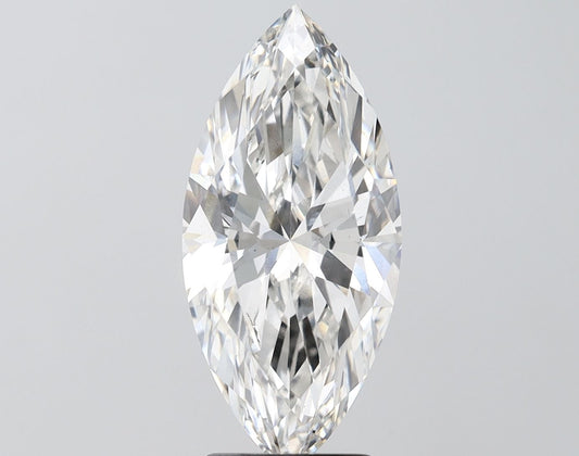 Lab-Grown Marquise Diamond - 3.54 Carats, F Color, VS2 Clarity - Certified by IGI - Report Number: LG680590254