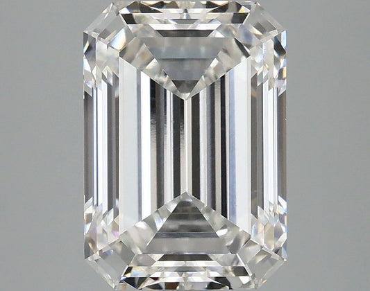Lab-Grown Emerald Diamond - 4.02 Carats, F Color, VVS2 Clarity - Certified by IGI - Report Number: LG667458447