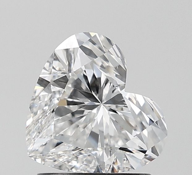 Lab-Grown Heart Diamond - 1.51 Carats, D Color, VVS2 Clarity - Certified by IGI - Report Number: LG696509393